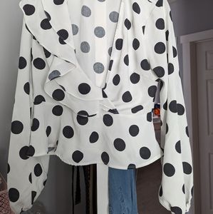 Polkadot blouse